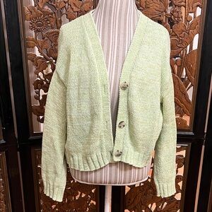 LOFT Lime Green Women's Cardigan